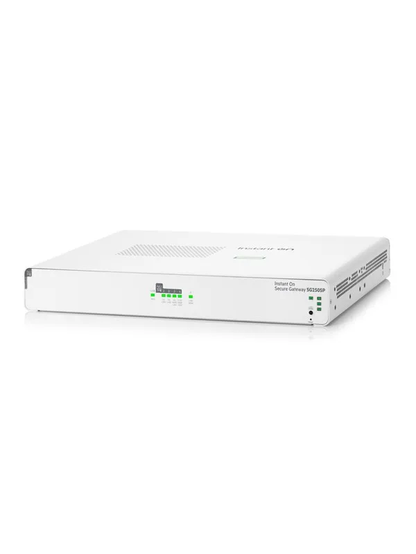 Hewlett Packard Enterprise Networking Instant On Secure Gateway 5âport SmartRate 2.5G PoE+ 64W