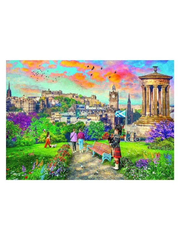 Ravensburger Edinburgh Romance Jigsaw Puzzle 1000 pcs. Gulv