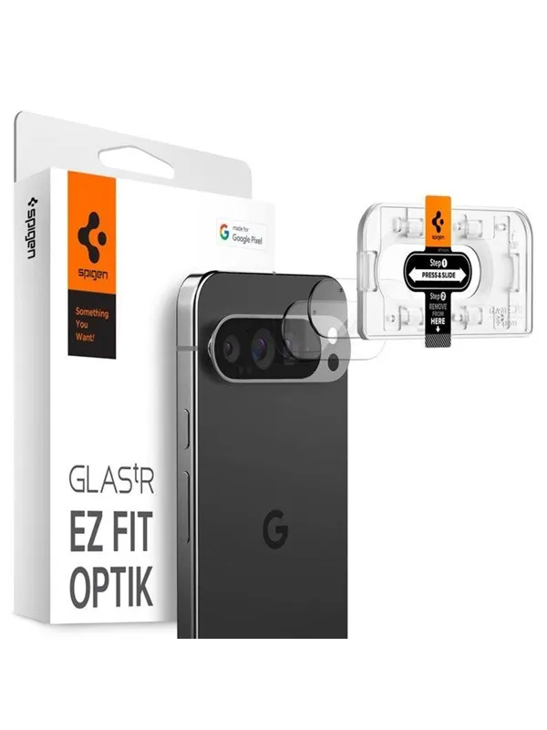 Spigen Glass tR EZ Fit Optik 2 Pack - crystal clear - Google Pixel 9 Pro