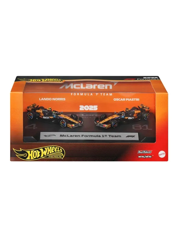 Hot Wheels F1 Racing Premium 2-Pack 1:64 McLaren