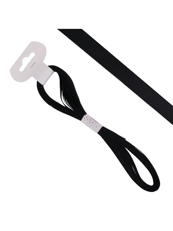 SCANSEASON Gift ribbon ribbed 10mm*10meter BLACK