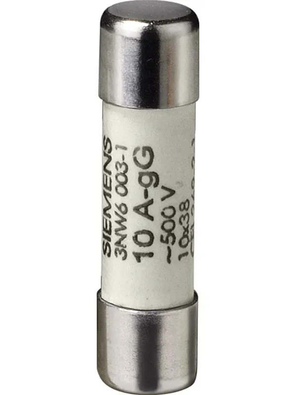 Siemens Cylindrical fuse gg 10x38mm 500v 2a 3nw6002-1