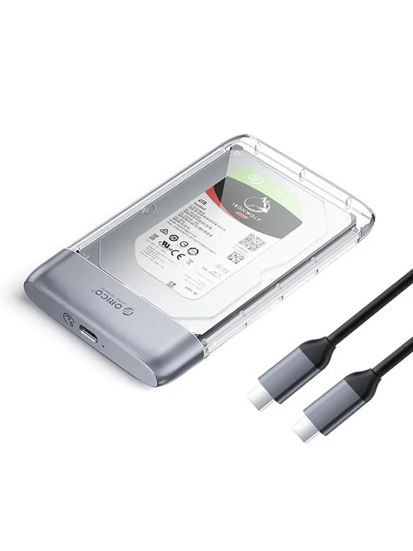ORICO TX25C3 2.5" HDD/SSD USB-C 5Gb/s Disk Drive - Transparent