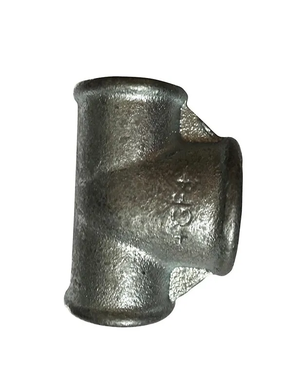 +GF+ tee 90° galvanized reduced 1 1/4-2-1 1/4''