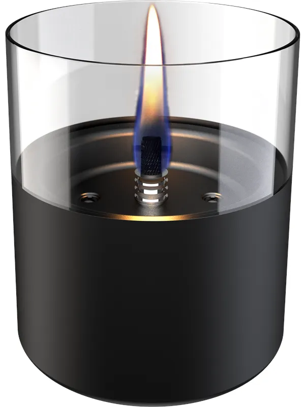Tenderflame Lilly 10 Black Glass