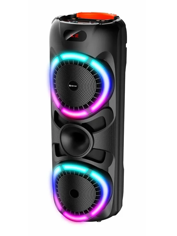 DENVER BPS-459 - Portable Karaoke & Party høyttaler, 2x200W, Bluetooth