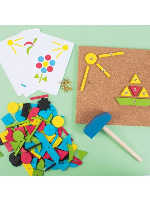 Playbox Kreasæt m/hammer & søm 210 dele