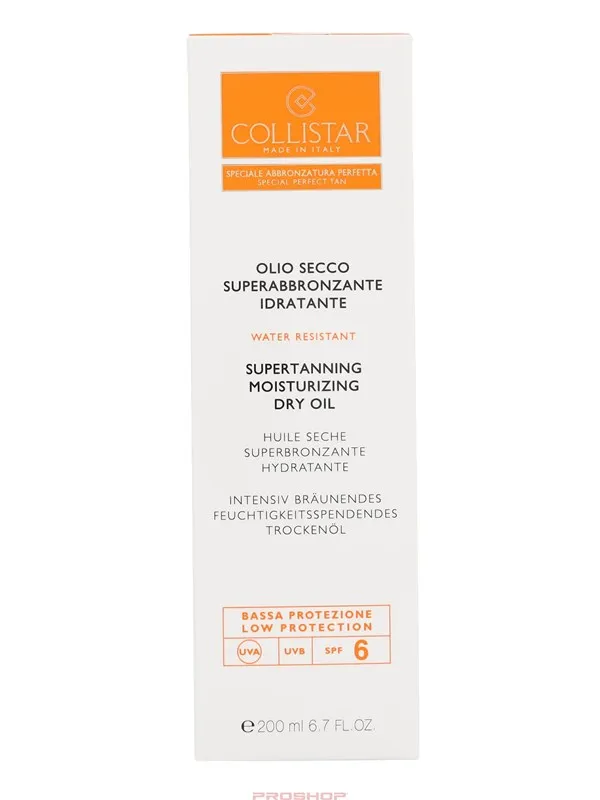 Collistar Supertanning Moisturizing Dry Oil SPF6