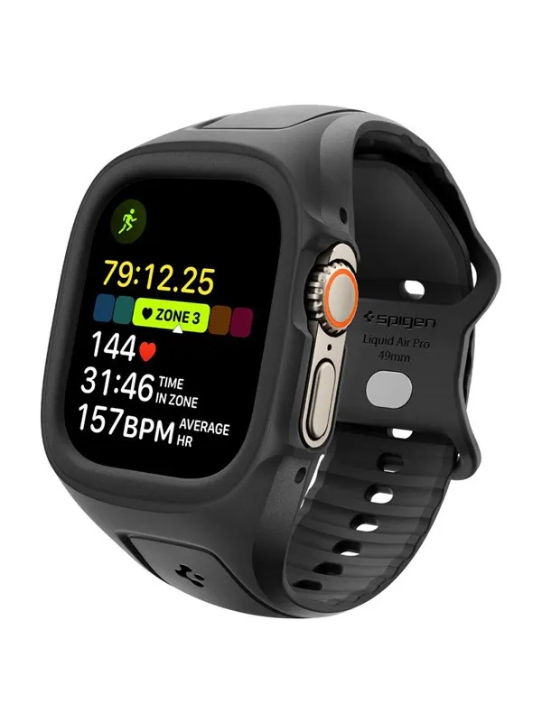 Spigen Liquid Air Pro Strap for Apple Watch Ultra 49mm - Black