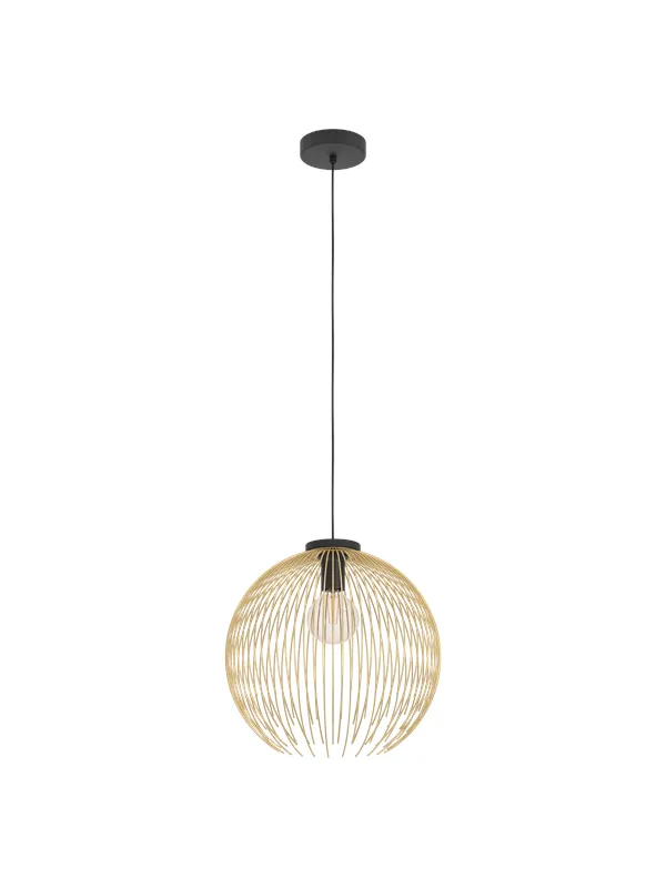 EGLO VENEZUELA pendant Ø400 black/gold