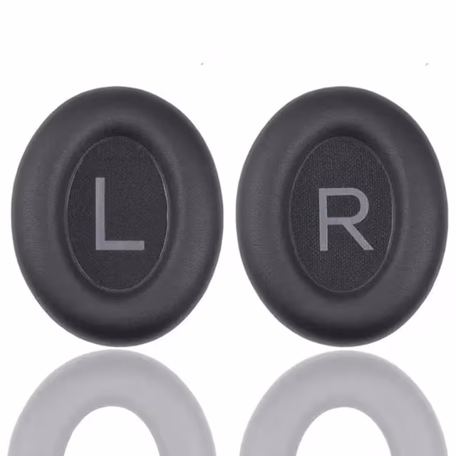 Øreputer for Bose QC45 hodetelefoner Svarte