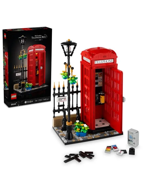 LEGO Ideas 21347 Rød telefonkiosk i London