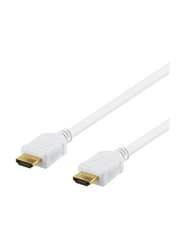 Deltaco Displayport- Skærmkabel - 15m - Hvid