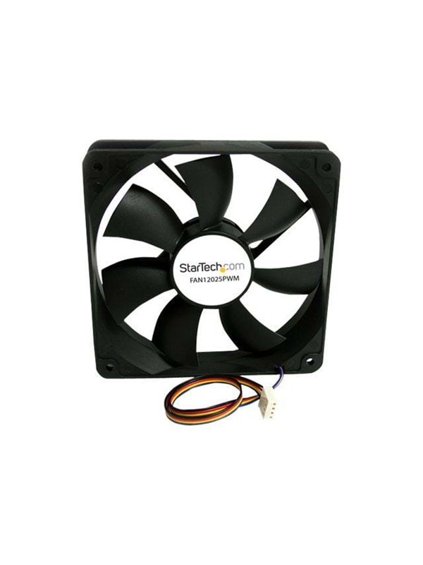StarTech.com 120x25mm Computer Case Fan with PWM - Kabinettvifte - 120mm - Svart