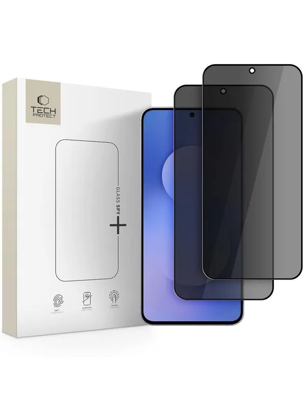 Tech-Protect  Glass SPY+ 2-Pack Tempered Glass Privacy Screen Protector For Samsung Galaxy A37 / A57 5G / S25 FE