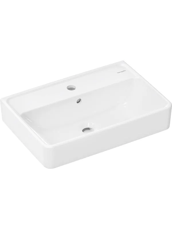 Hansgrohe xanuia q wash basin compact 550/370 with tap hole