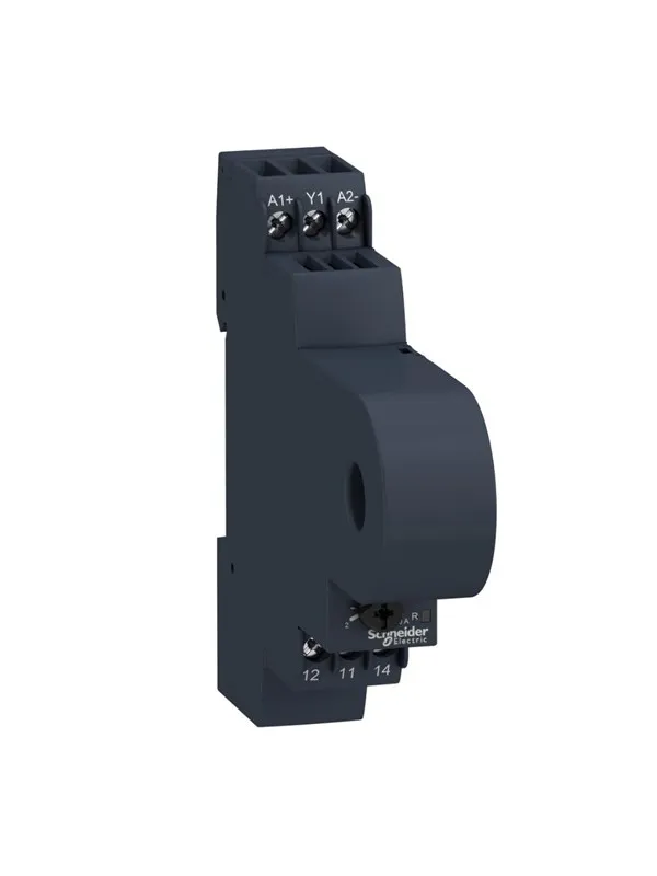 Schneider Electric Zelio control relay for overcurrent detection 2..20a with current trafo 1c/o 5a 24-240vac/dc