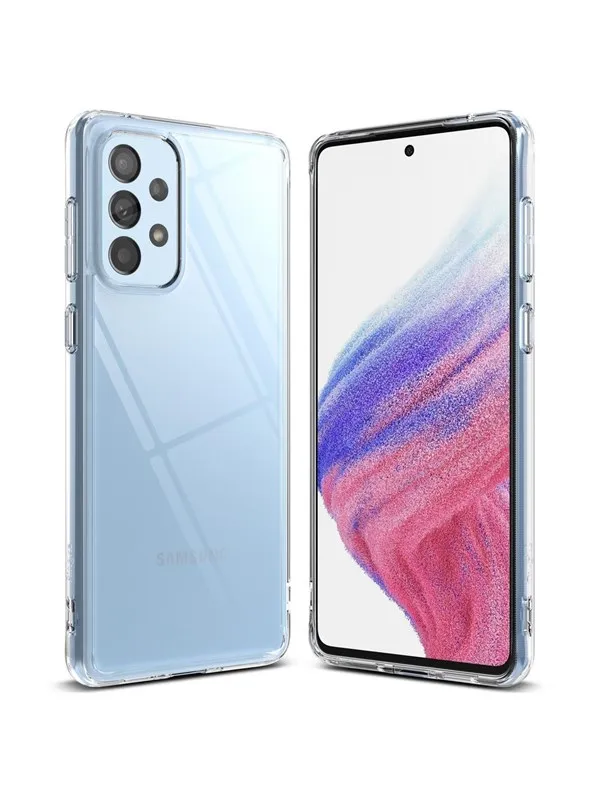 Ringke Fusion Case Cover with Gel Frame Samsung Galaxy A73 Transparent