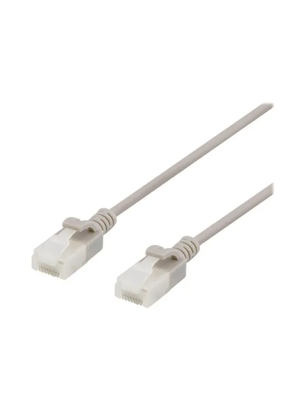 Deltaco patch cable - 1 m - grey - Grå - 1meter