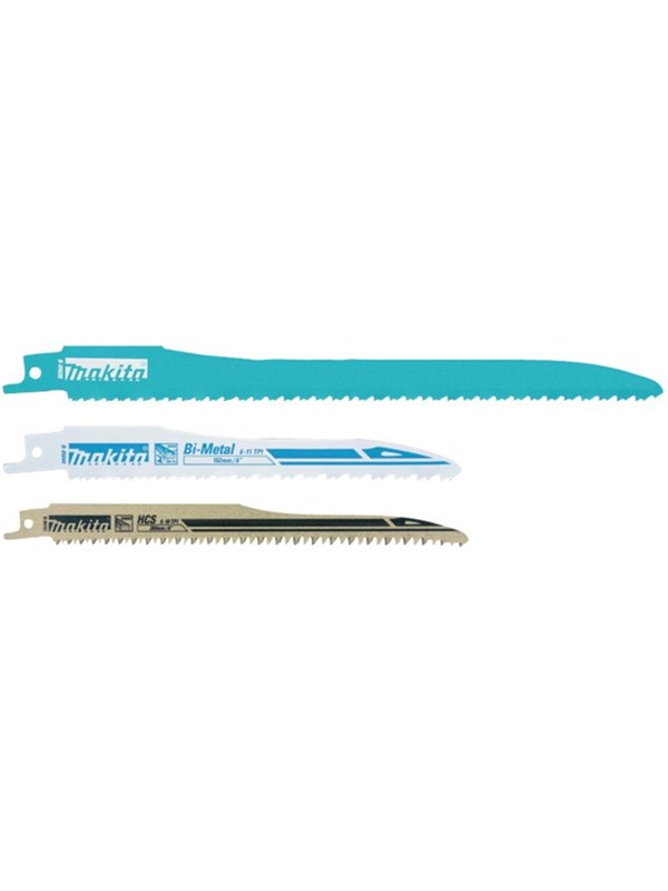 Makita B-13677 Jigsaw/Scroll Saw/Reciprocating Saw Blade - 3 Pcs
