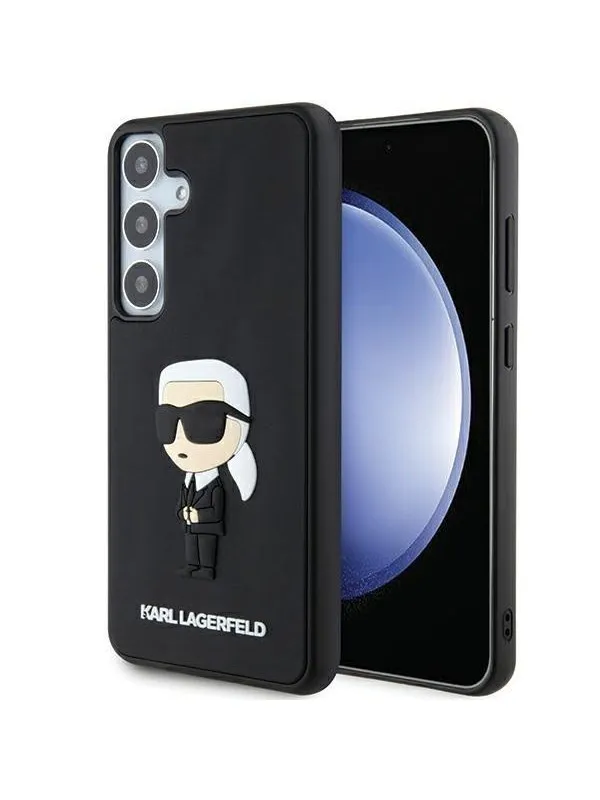 Karl Lagerfeld 3D Rubber Ikonik case for Samsung Galaxy S24 - black