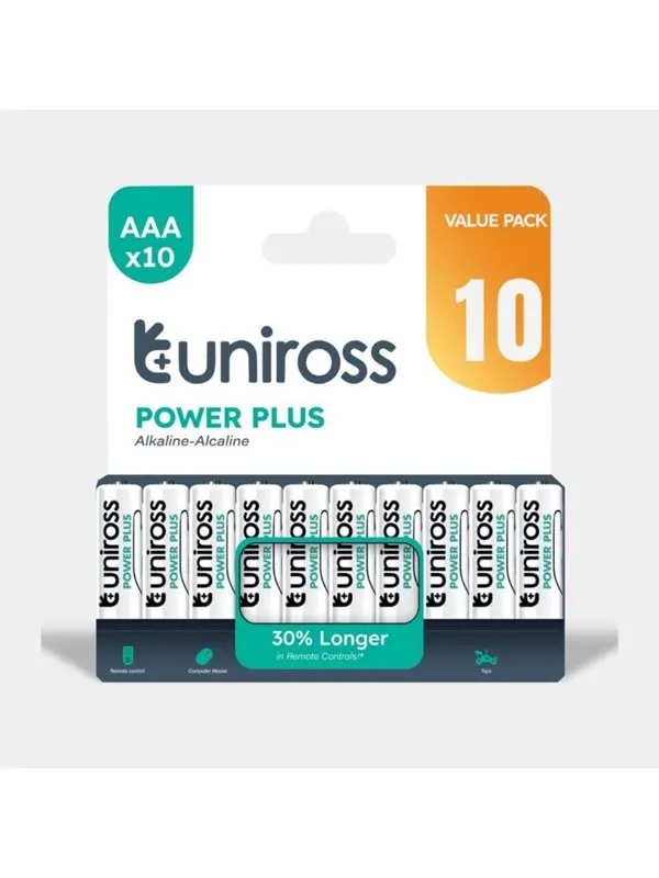 UNiROSS Power Plus Alkaline AAA (240 Pack)