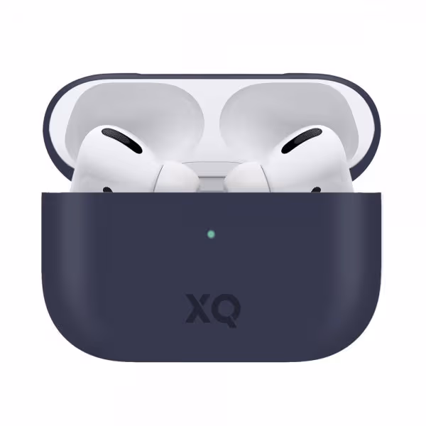 XQISIT AirPods Pro Deksel Silikoni Case Blå