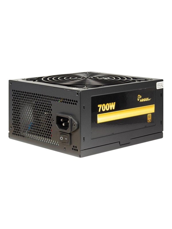 Inter-Tech Argus GPS-700 Strømforsyning (PSU) - 700 Watt - 140 mm - ATX 2.4 - 80 Plus Gold sertifisert