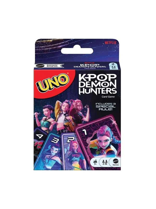 Mattel Games UNO K-pop Demon Hunters