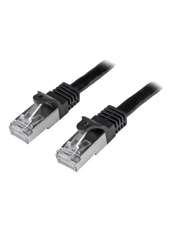 StarTech.com 2m Black Cat6 / Cat 6 Shielded (SFTP) Patch Cable 2 m - patchkabel - 2 m - sort - Svart - 2m