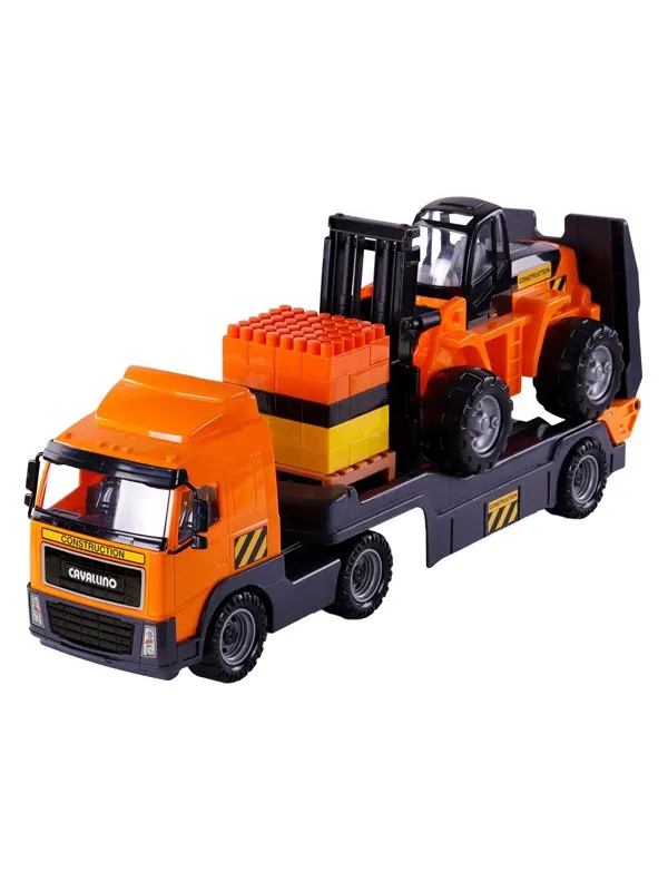 Cavallino Toys Cavallino Truck with Trailer and Forklift Scale 1:16