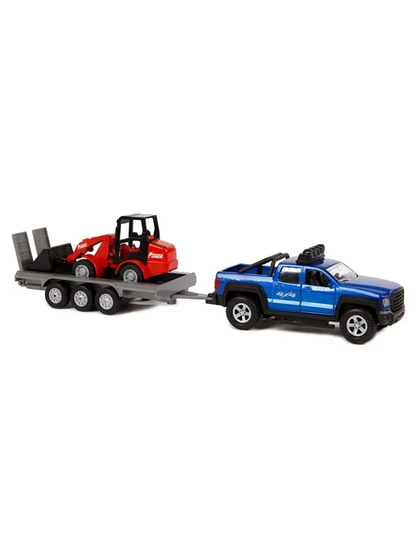 Kids Globe Off-Road Vehicle with Trailer and Shovel 30cm