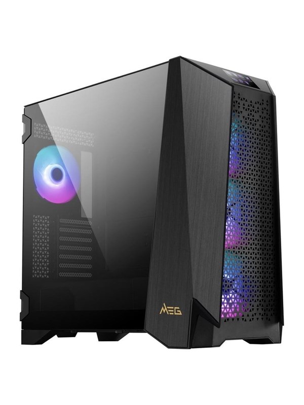 MSI MEG PROSPECT 700R - mid tower - extended ATX - Kabinett - Tower - Svart