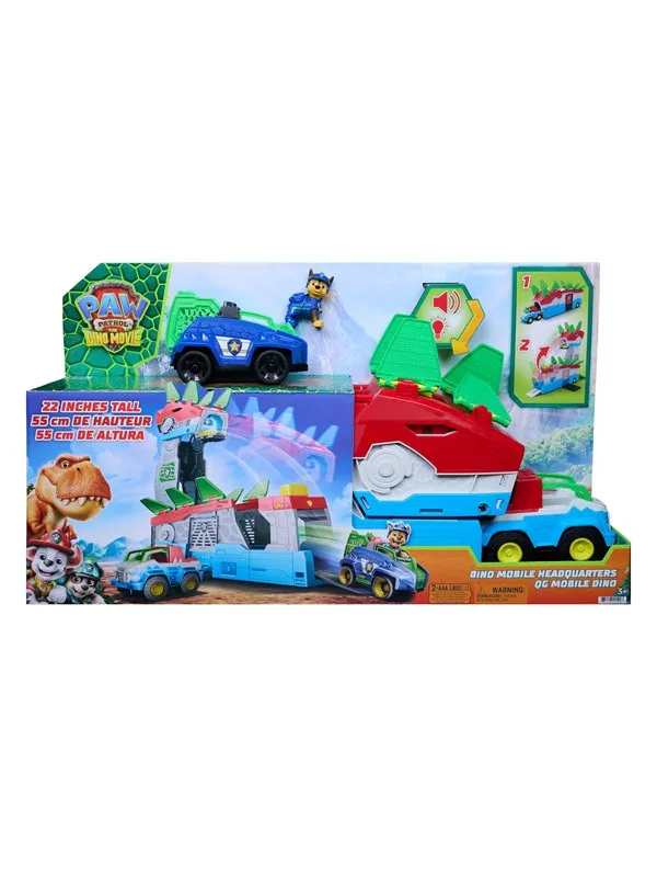 Paw Patrol Movie 3 2in1 Dino Mobile Headquarters