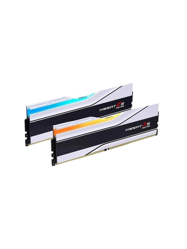 G.Skill Trident Z5 Neo RGB DDR5-6400 - 32GB - CL32 - Dual Channel (2 pcs) - AMD EXPO - Hvit med RGB