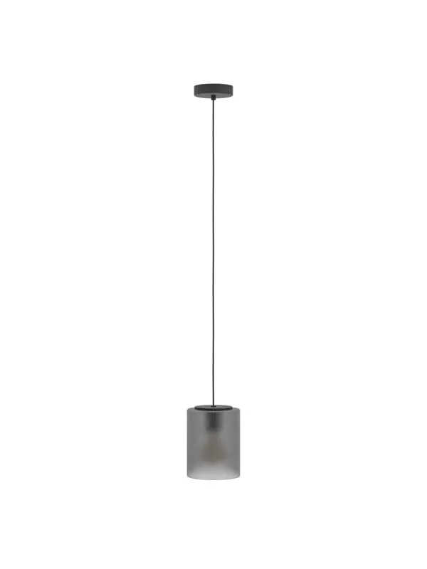 EGLO COLOMERA PENDEL Ø150 E27 SVART/GRÅ
