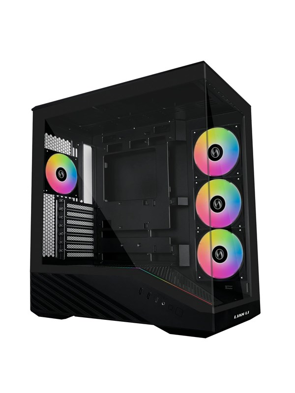 Lian Li V100 Black (4x ARGB fans) - Kabinett - Miditower - Svart