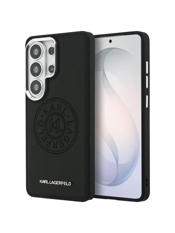 Karl Lagerfeld Perforated KL MagSafe Case for Samsung Galaxy S26 Ultra - Black