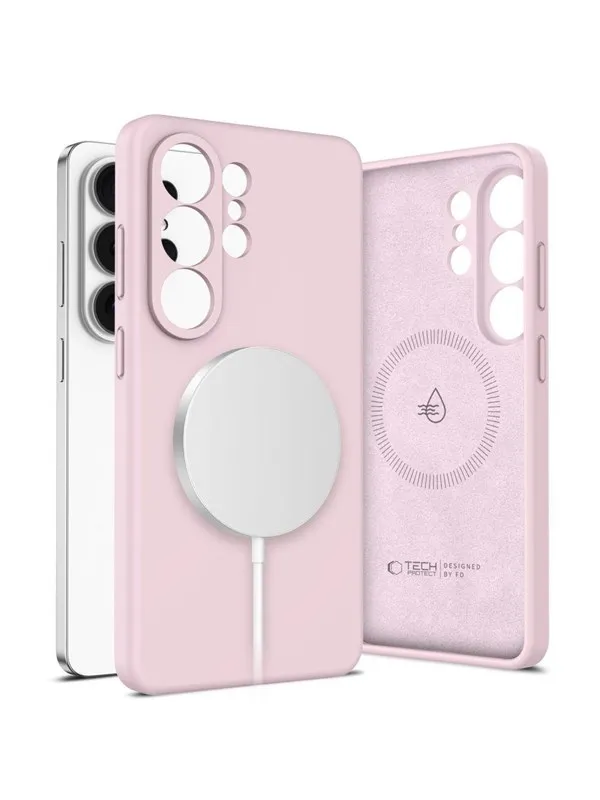 Tech-Protect Silicone MagSafe Case for Samsung Galaxy S26 Ultra - Pink