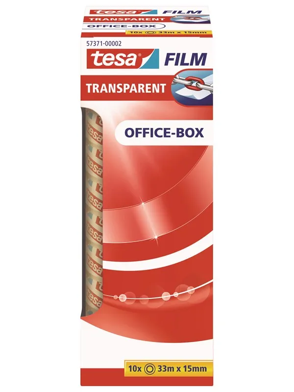 tesa film tape 10 x 33m x15mm Transparent