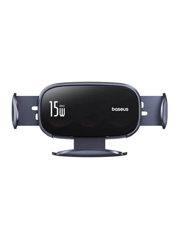 Baseus LightChaser car holder with induction charger (black)