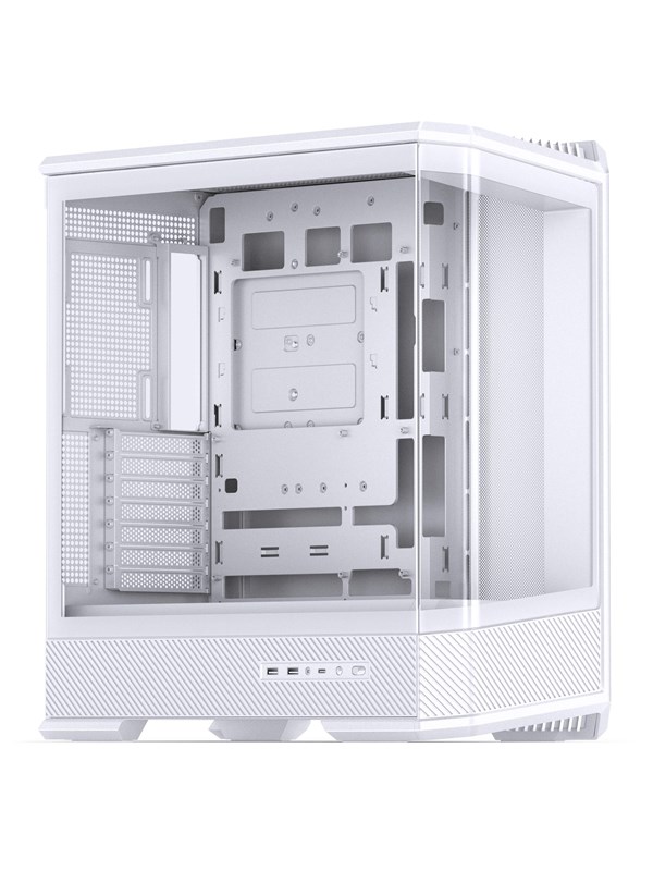Jonsbo D400 Midi Tower ATX Tempered Glass - whit - Kabinett