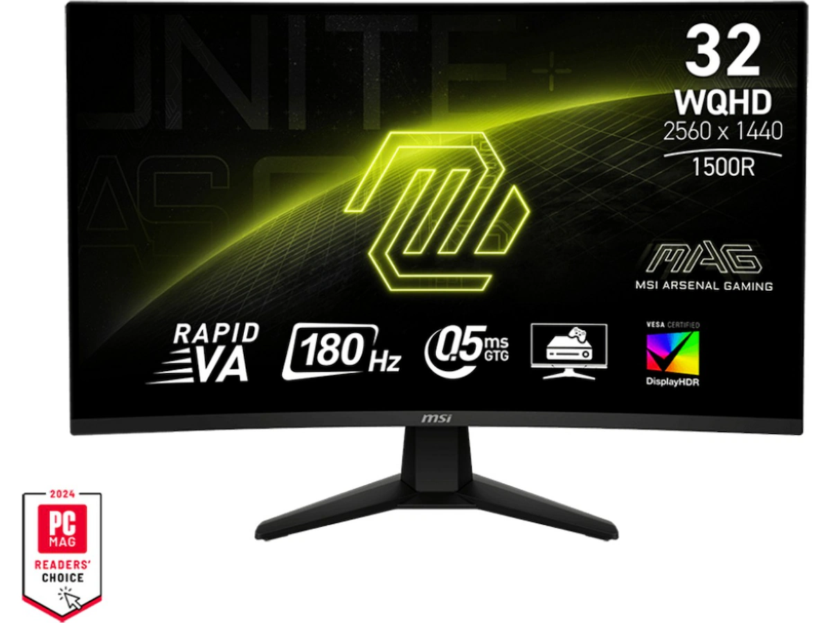 MSI 32" curved gamingskjerm MAG 32CQ6F