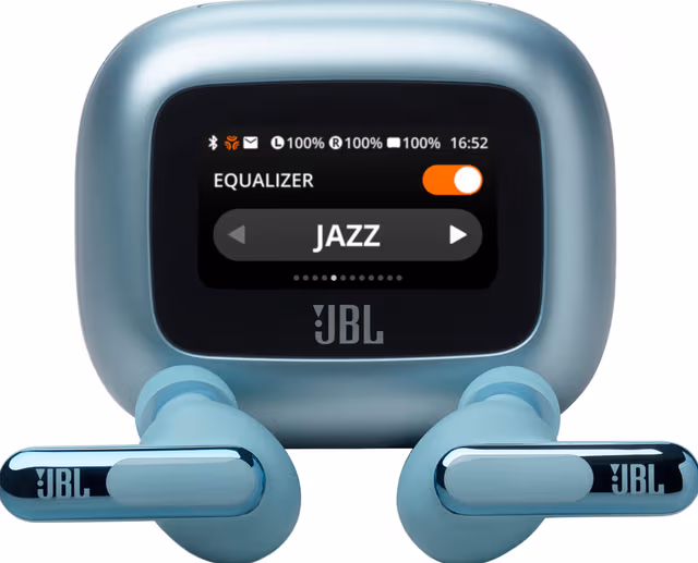 JBL Live Beam 3 helt trådløse in-ear hodetelefoner (blå)