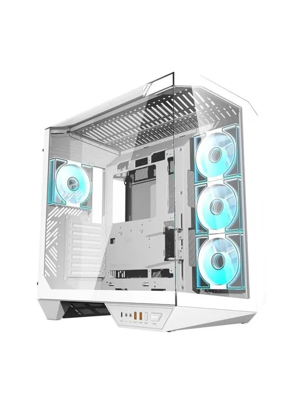 Darkflash Computer Case DY470 4 fans (white) - Kabinett - Miditower