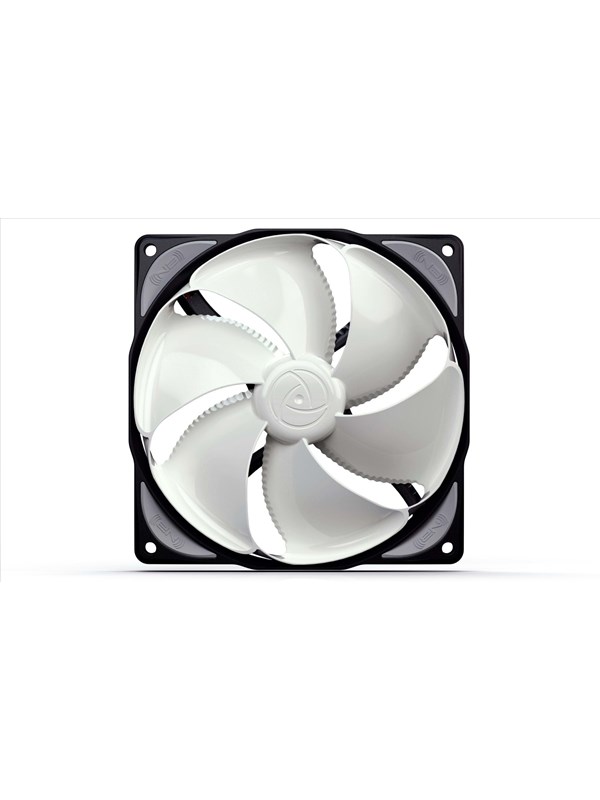 Blacknoise eLoop B12-PS - Kabinettvifte - 120mm - Svart med hvite vinger - 21 dBA
