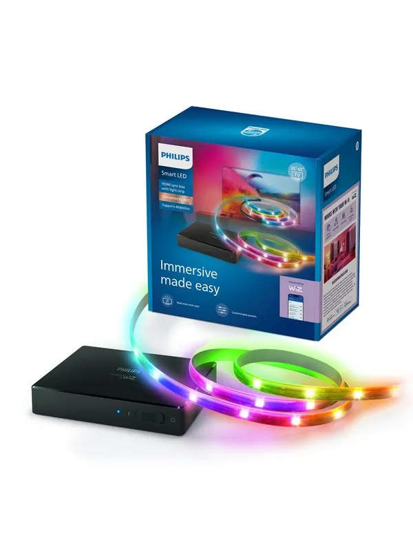 Philips Smart Lighting Sync box 2.0 med TV lightstrip 55"-65"