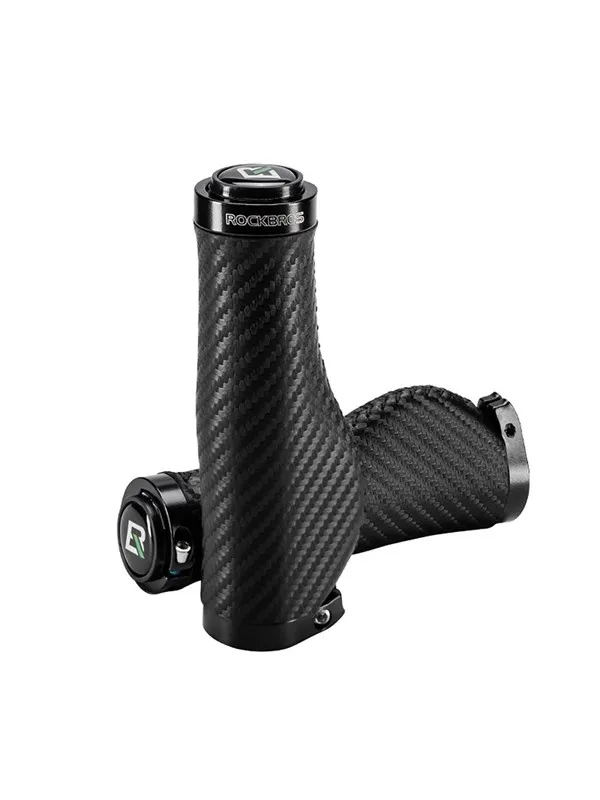 Rockbros Bike Grips Twisted Ergonomic Anti-Slip Grips - Black