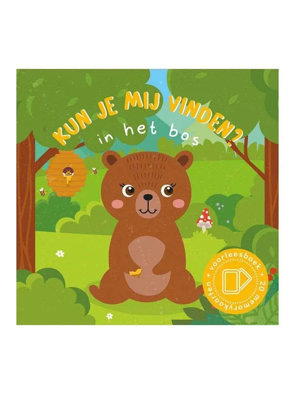 Can You Find Me? In the Woods Read-aloud Book and 20 Memo Cards