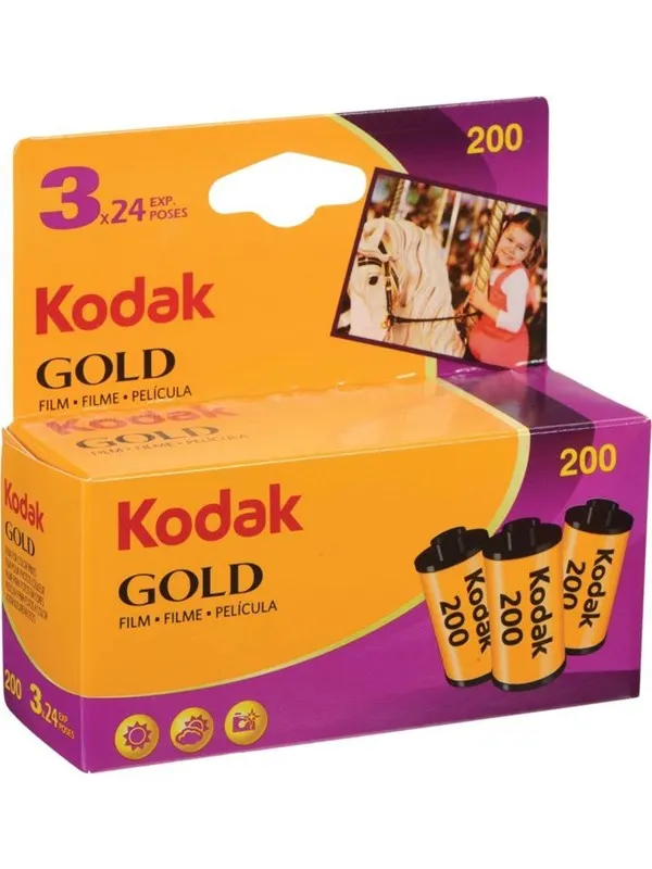 KODAK 135 Gold 200 Carded 24x3